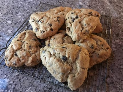 Chocolate Chip Scones